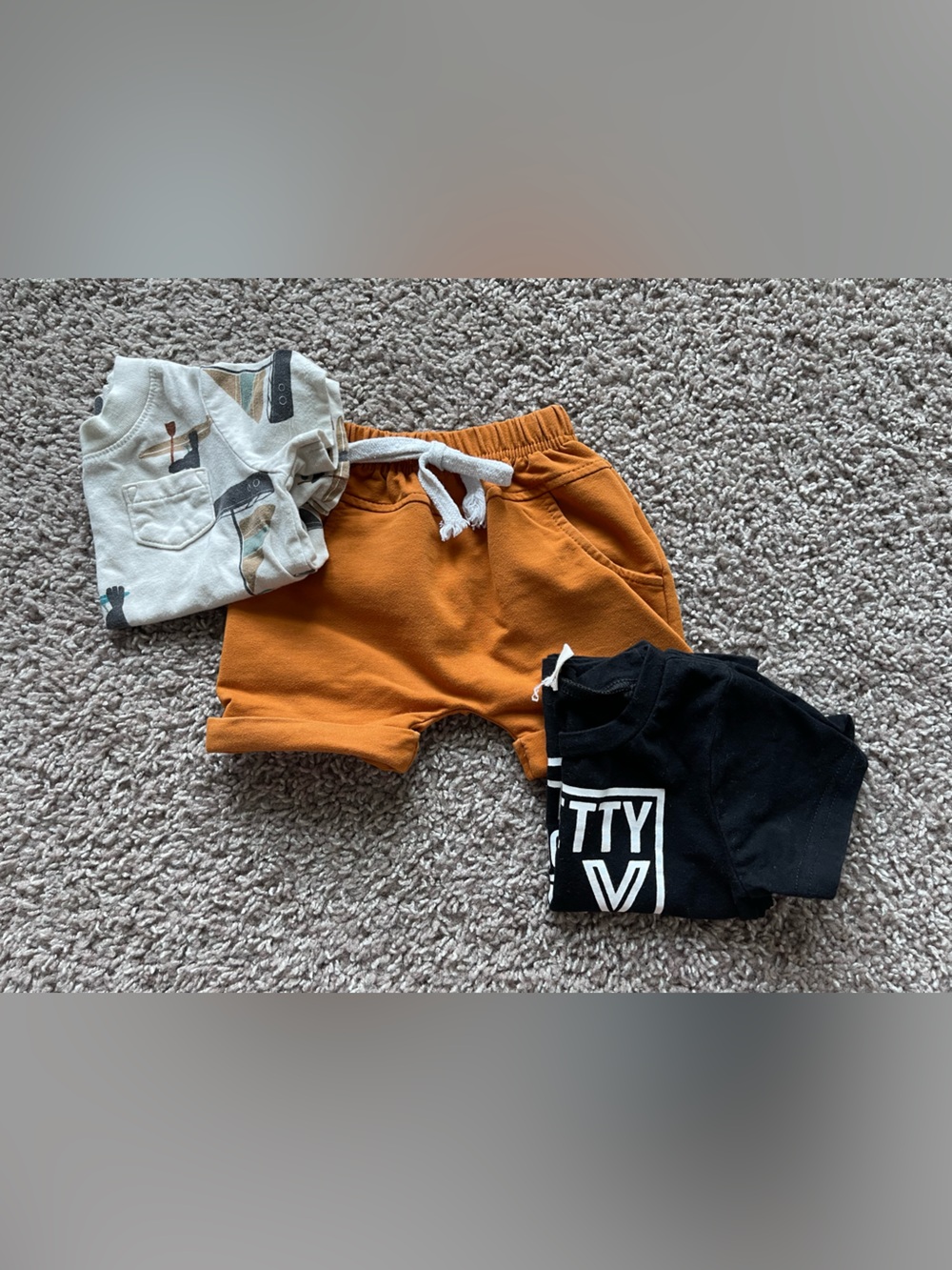 💥 Mix & Match - 5 for $25 💥  Rust Orange Drawstring Sweatshirt Top